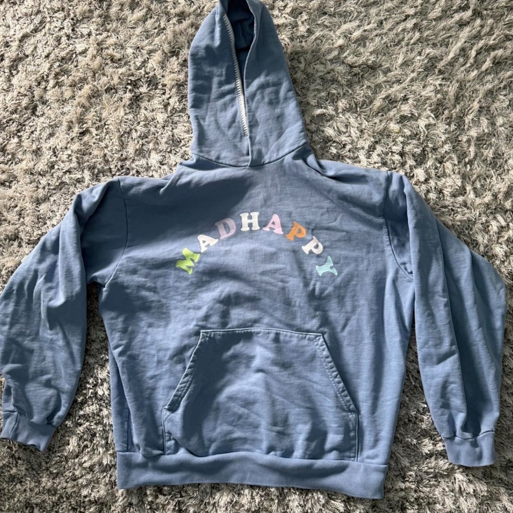 MadHappy Blue Hoodie size medium